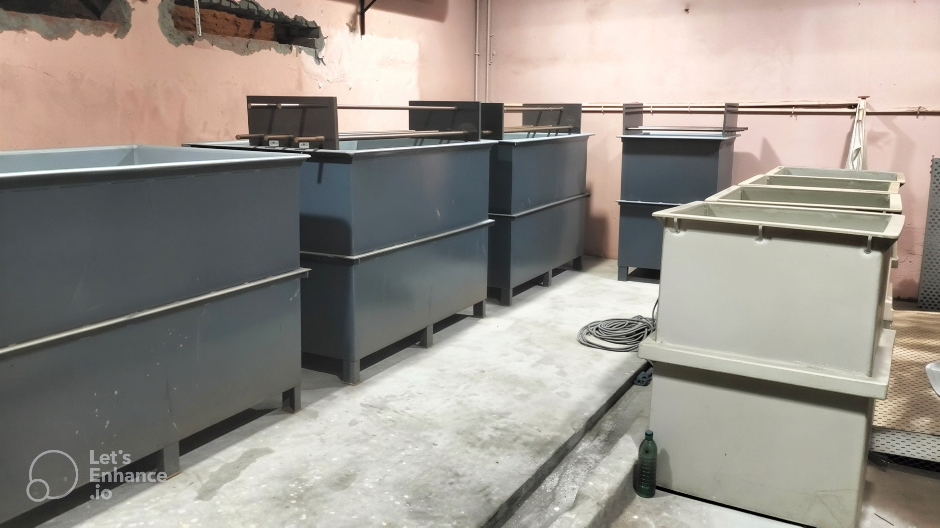 Hard chrome plating plant
